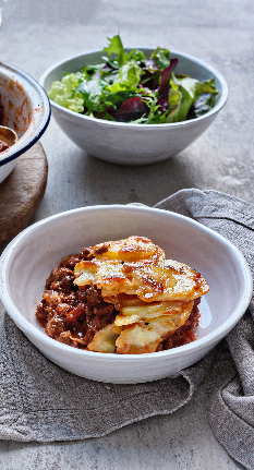 Beef Mince with Gratin Potatoes