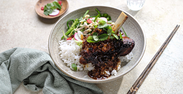 5-Spice Lamb Shanks With Soy and Ginger
