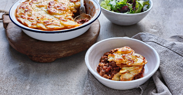 Beef Mince with Gratin Potatoes